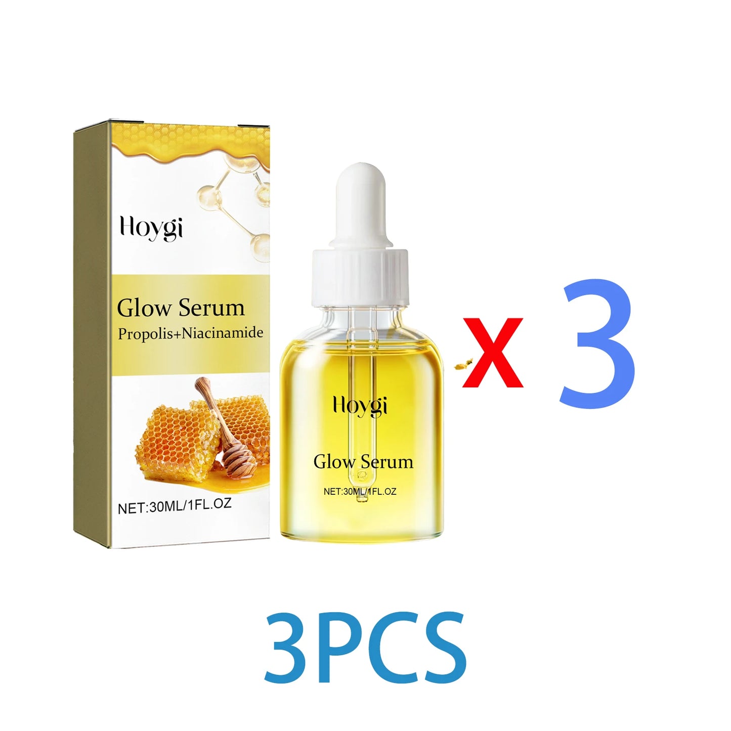 Propolis & Niacinamide Brightening Serum (30ml) – Dark Spot & Wrinkle Repair Essence
