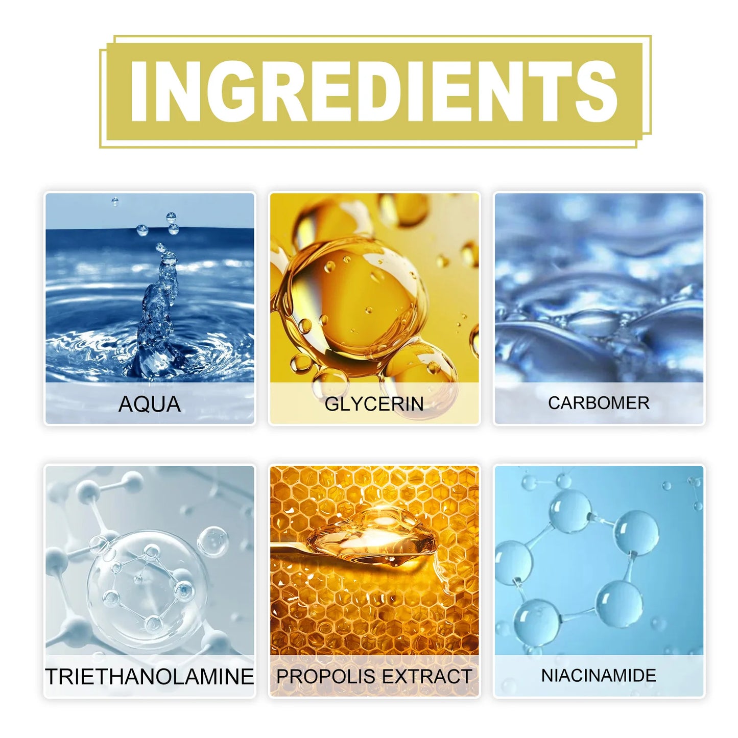 Propolis & Niacinamide Brightening Serum (30ml) – Dark Spot & Wrinkle Repair Essence