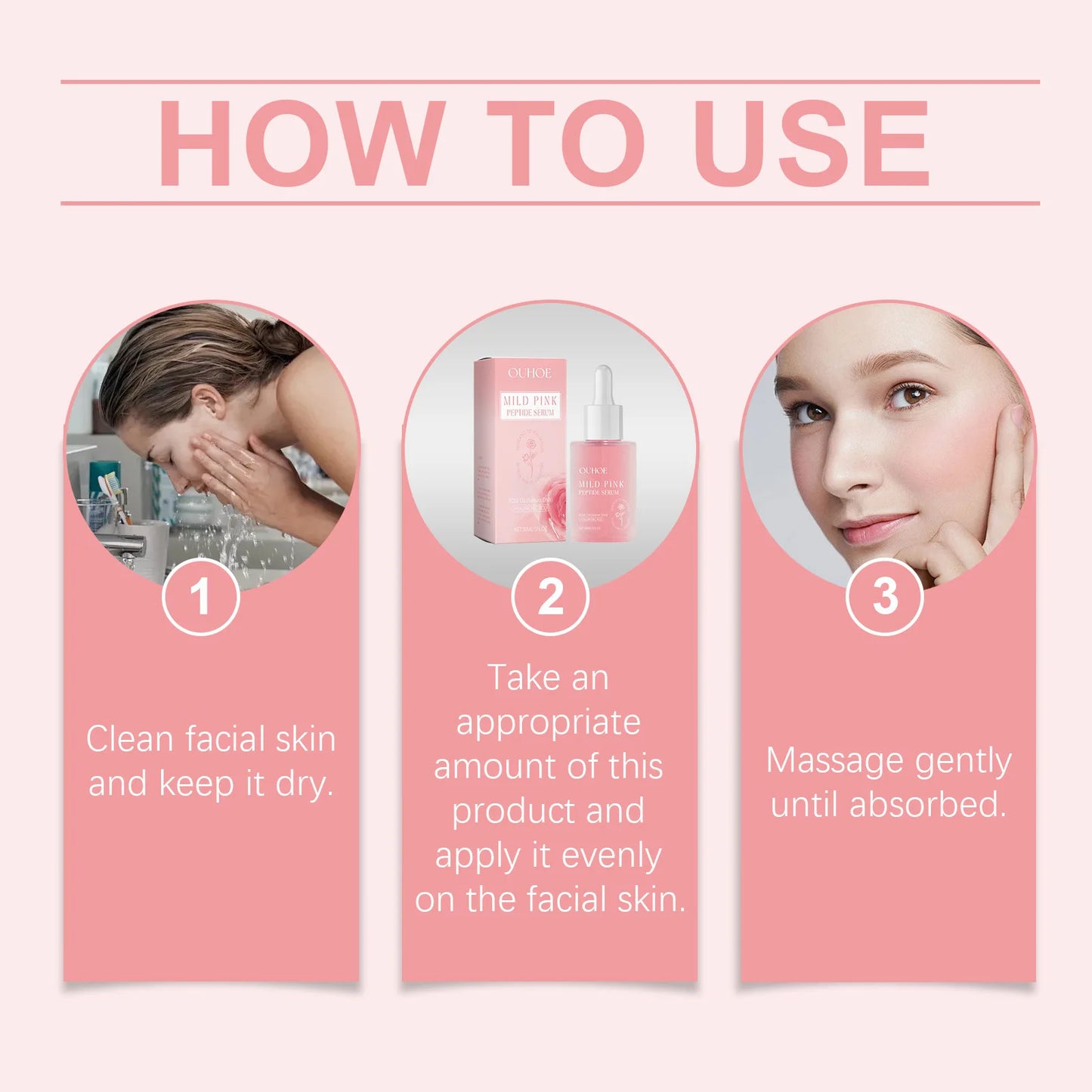 Rose Skin Repair Serum (30ml) – Deep Hydration, Brightening & Firming Facial Essence