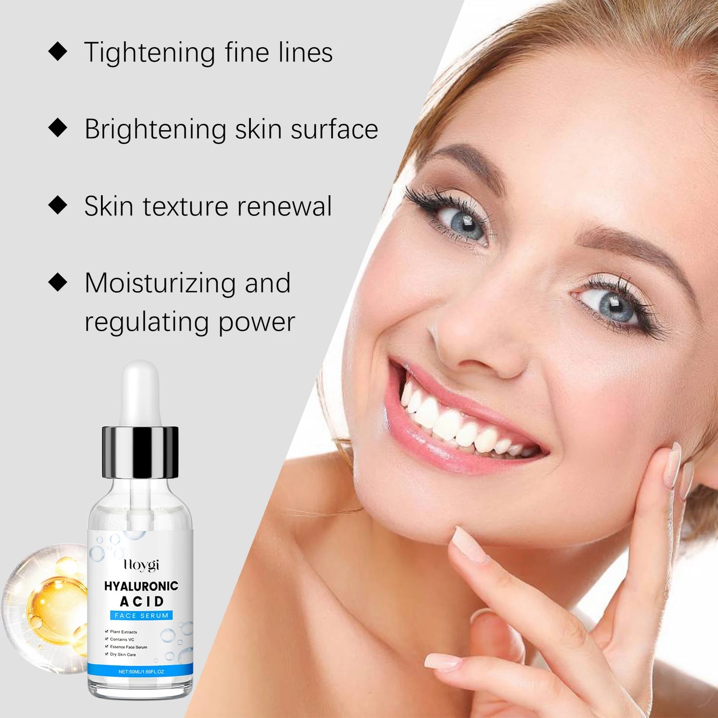 Hyaluronic Acid + Centella Serum (50ml) – Deep Hydration & Anti-Aging for Radiant, Smooth Skin