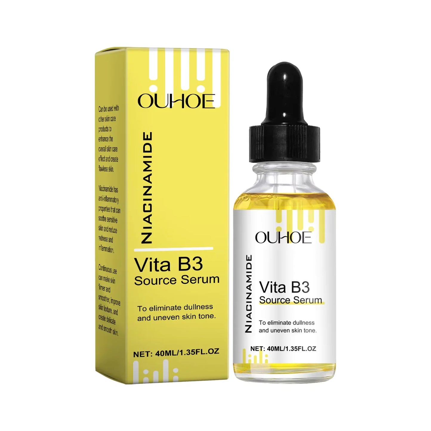 Niacinamide Brightening Serum – Dark Spot Removal, Hydrating & Anti-Aging Vitamin B3 Essence