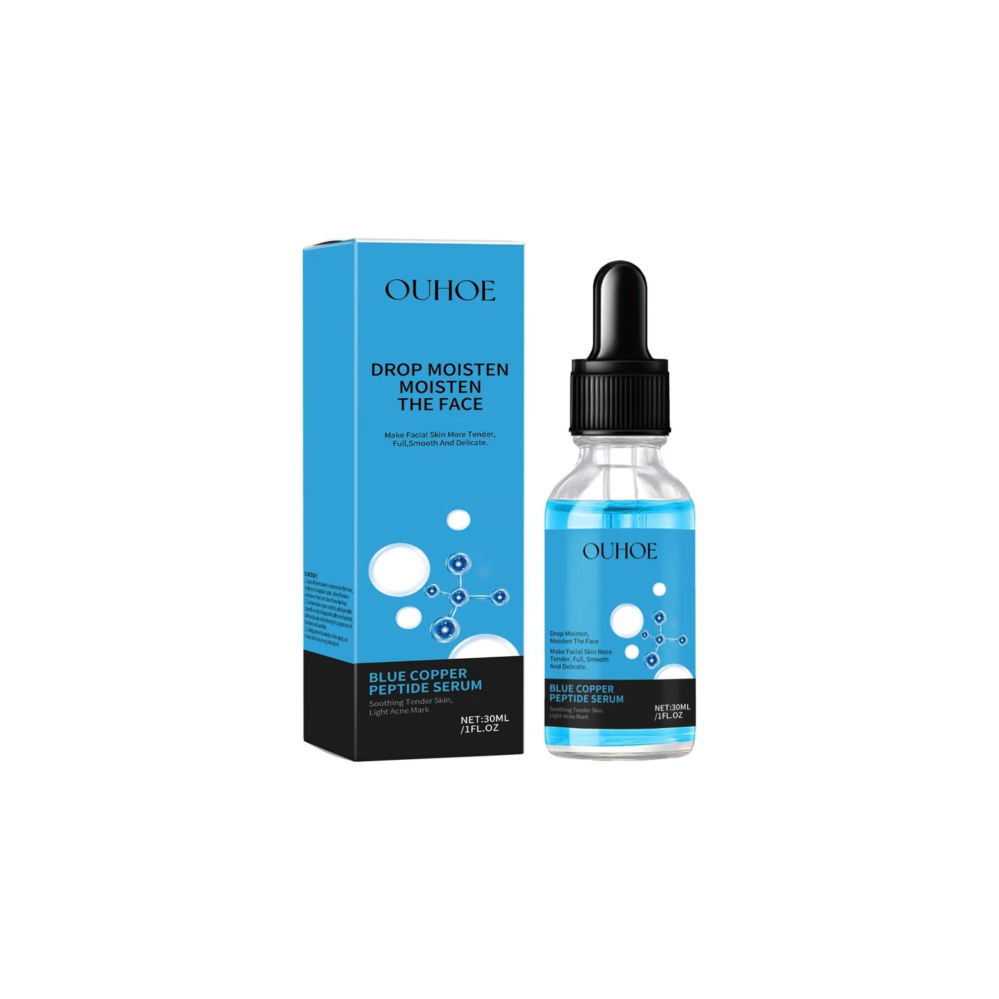 Copper Peptide Anti-Aging Serum – Pore Tightening, Brightening & Wrinkle Repair Essence (30ml)