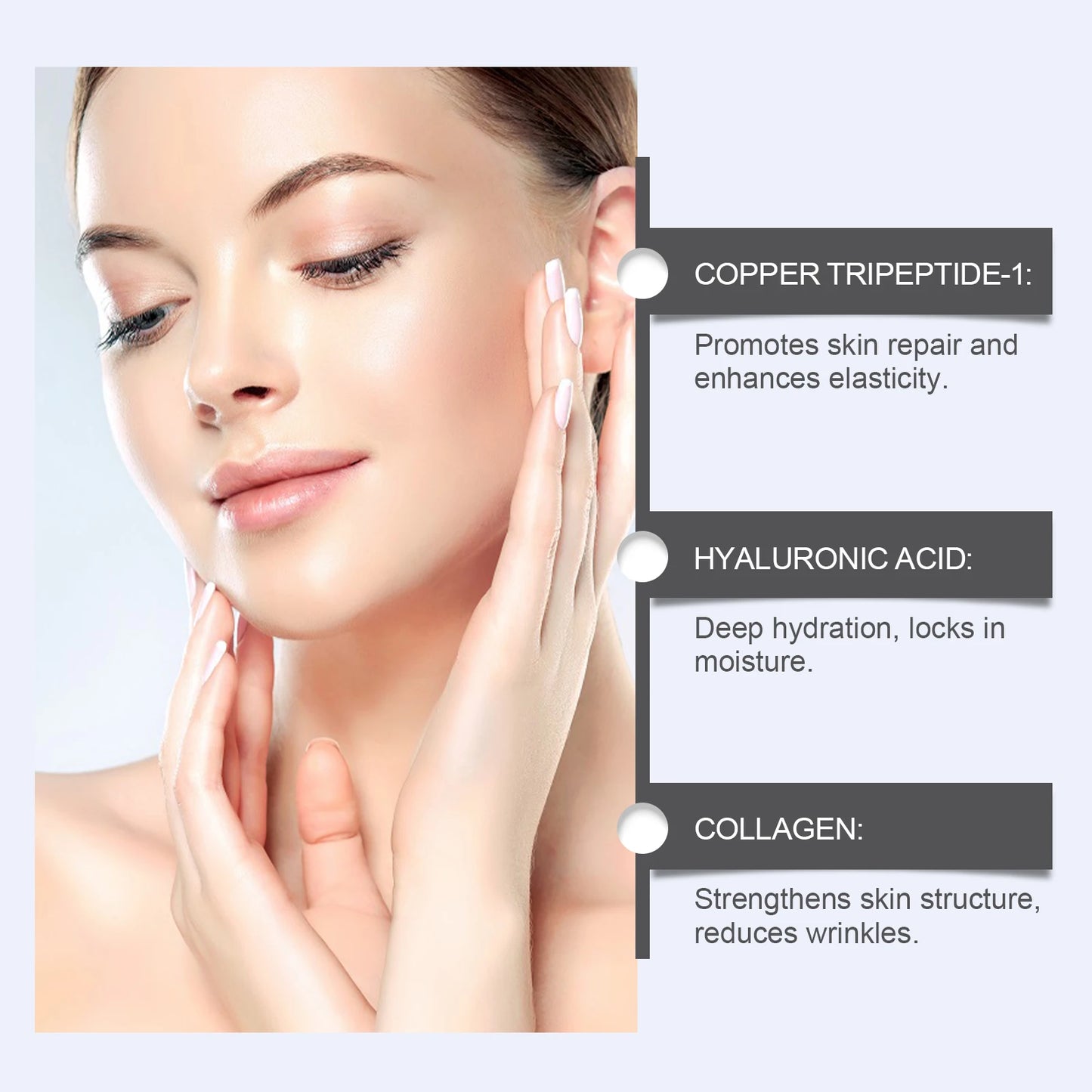 Copper Peptide Anti-Aging Serum – Pore Tightening, Brightening & Wrinkle Repair Essence (30ml)