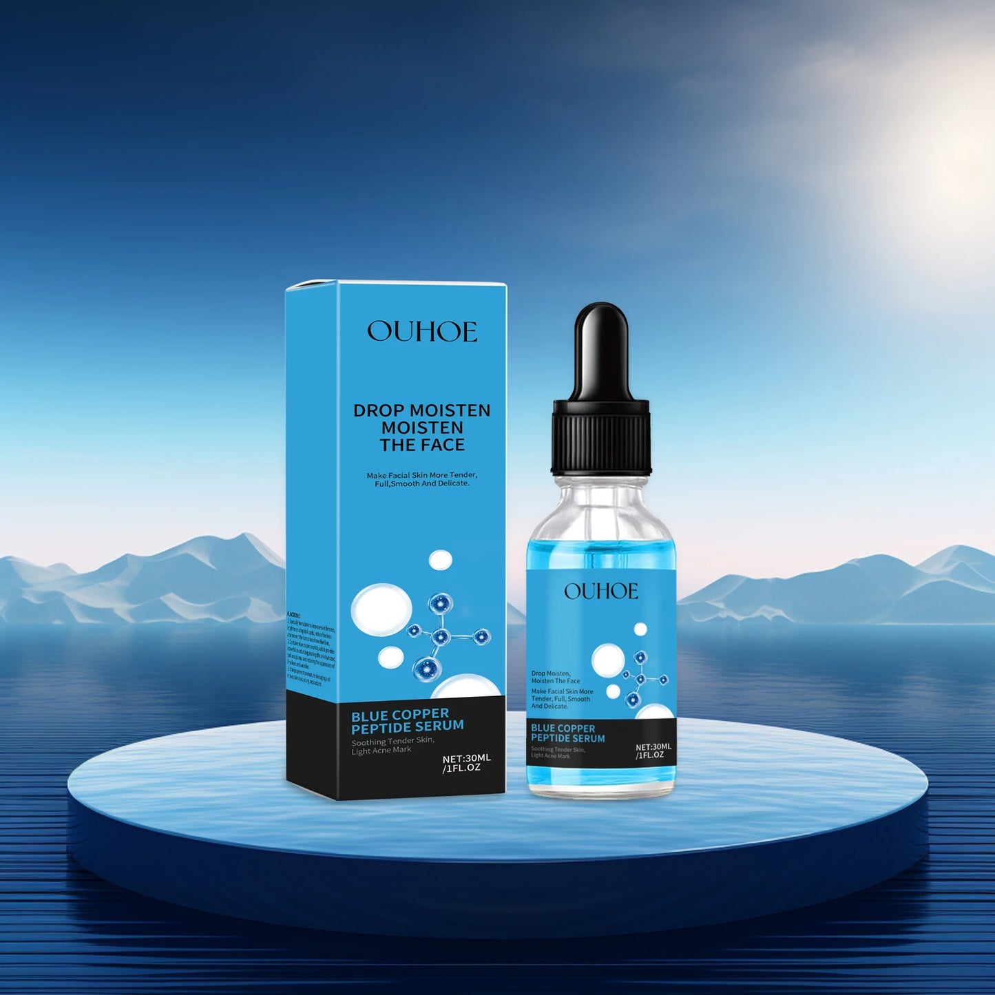 Copper Peptide Anti-Aging Serum – Pore Tightening, Brightening & Wrinkle Repair Essence (30ml)