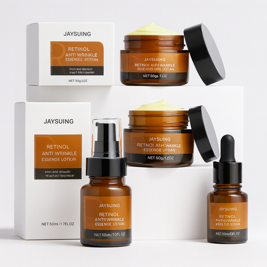 Anti-Aging Skin Care Set – Firming, Lifting & Wrinkle Repair (Serum, Cream, Lotion & Eye Cream)