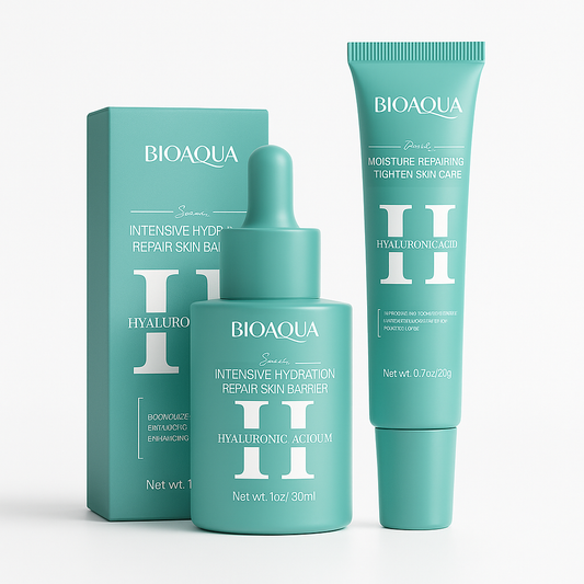 Hyaluronic Acid Skin Care Set – Hydrating Serum & Anti-Aging Eye Cream