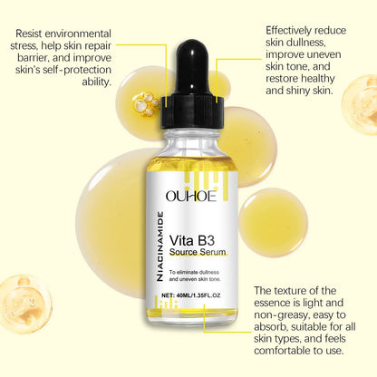 Niacinamide Brightening Serum – Dark Spot Removal, Hydrating & Anti-Aging Vitamin B3 Essence